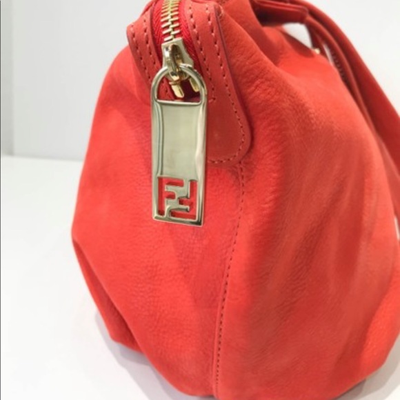 Fendi reddish-orange shopper tote bag - Picture 7 of 11